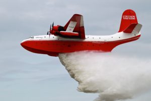 Seaplane Facts - Martin Mars Seaplane Performaing at Oshkosh Wisconsin