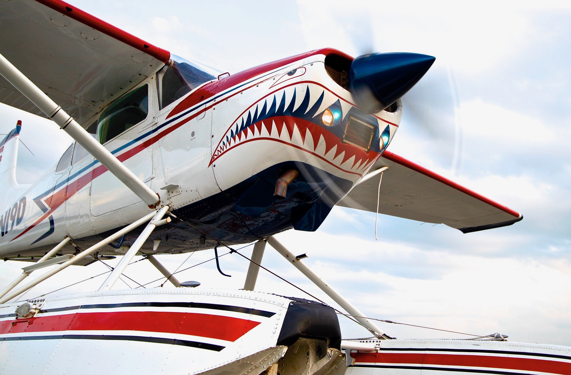 The Shark Seaplane A Cessna 185 Seaplane On Amphibious Floats