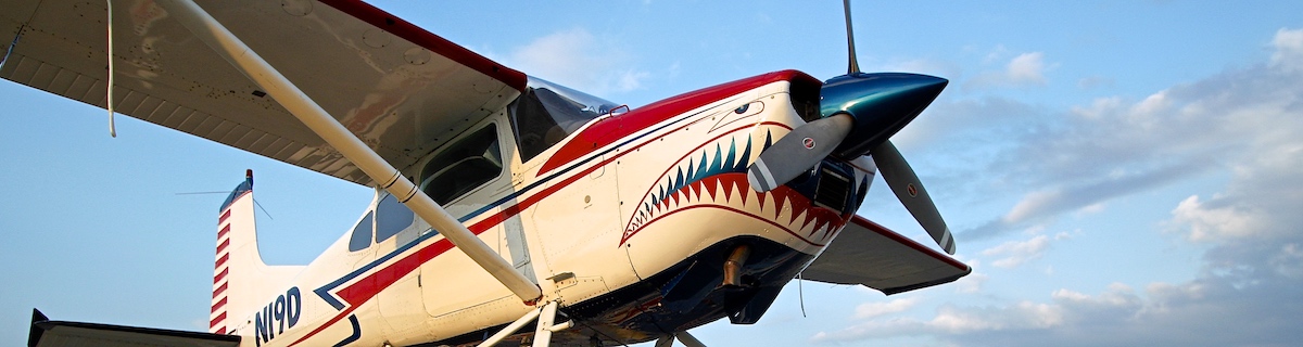 Shark Aviation Cessna 185 Amphibious Seaplane with Teath